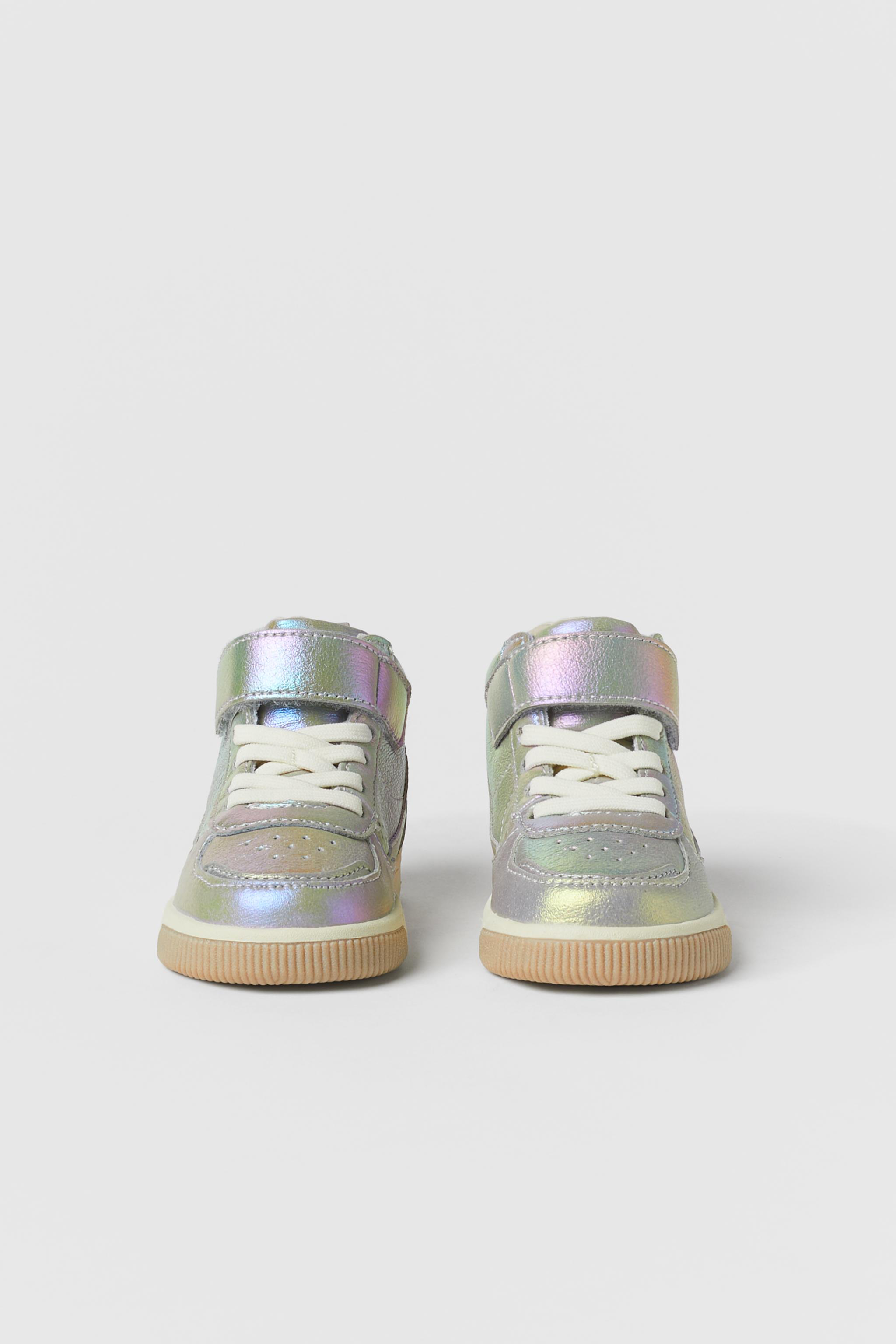 Zara iridescent sneakers sales